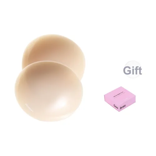 Goobras Не прилипающие накладки на соски Женские Матовый Нюдовый