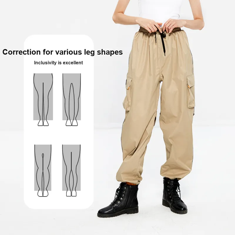 RAINFREEM Polyester Double Layer Waterproof Pants-17