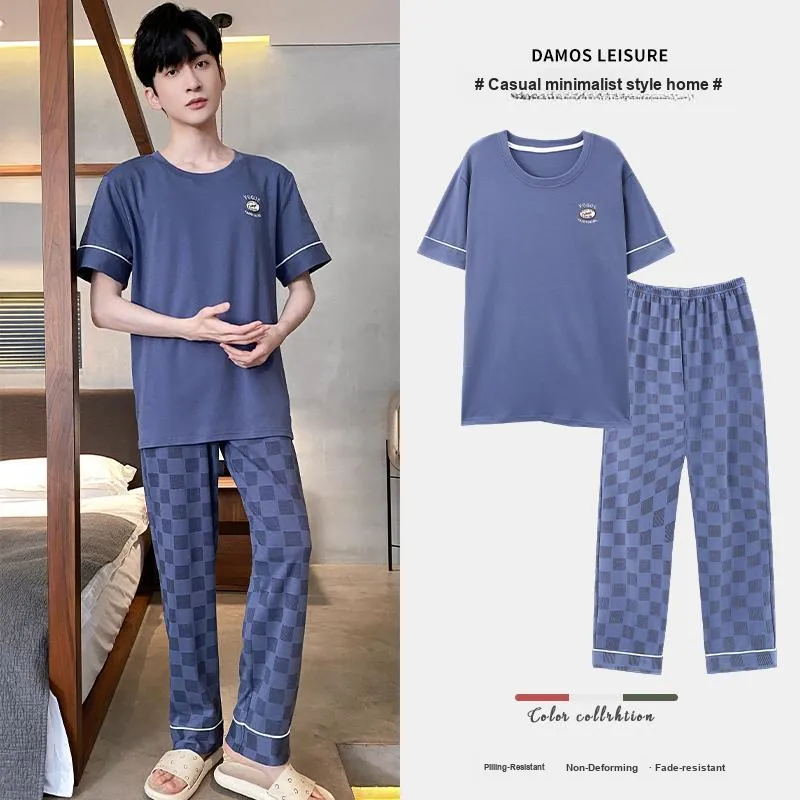 GOSO Pajama Set Men's Royal Blue-7