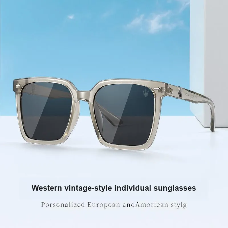 Maserati TR90 Square Sunglasses Unisex-2