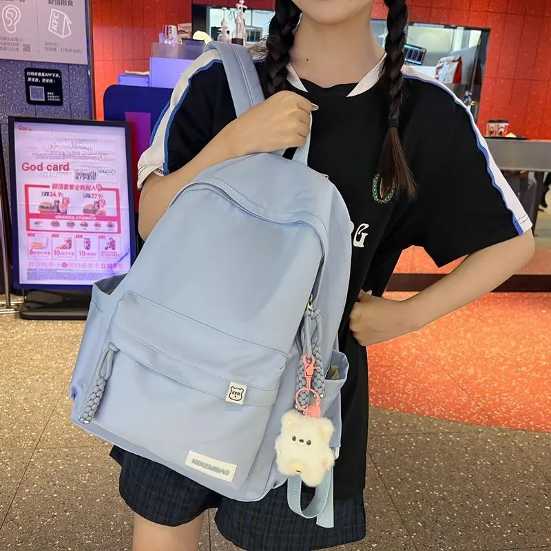 GEERDUN Nylon Backpack Unisex Multicolor-15