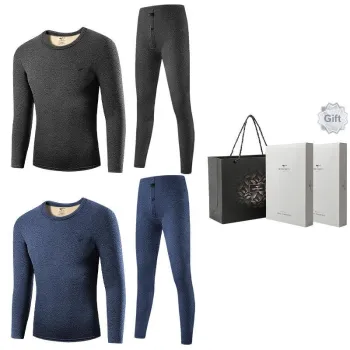 SEPTWOLVES Thermal Set Men's 2 Sets Of Gift Box+Shopping Bag
