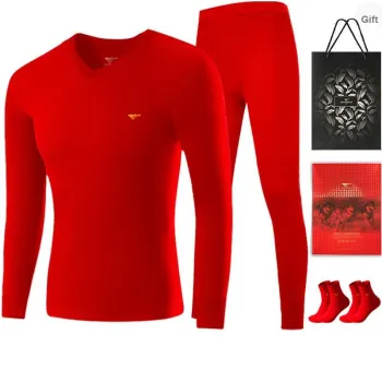 SEPTWOLVES Thermal Set Men's Gift Box Set+Shopping Bag