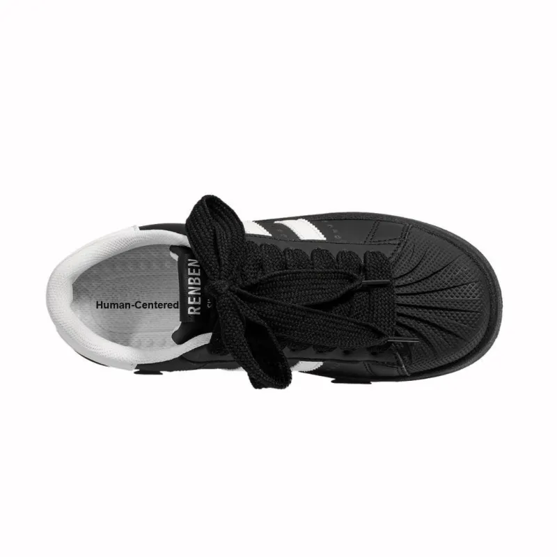 RENBEN Wear resistant And Lightweight Low Top Skateboard Shoes Women's-15