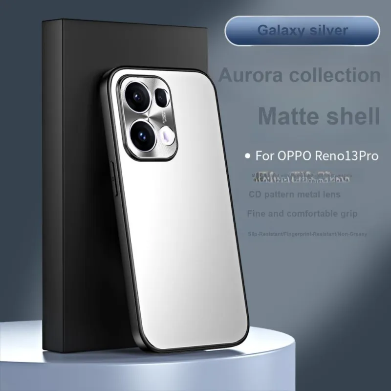 ZHUOJI Matte Material Aurora Invisible Stand Phone Case Compatibility Opporeno13pro/reno12/11pro+/Reno10-7
