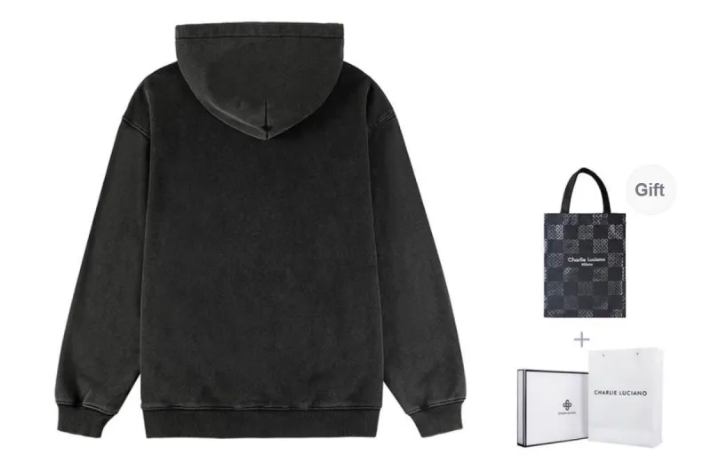 Charlie Luciano Sweatshirt Unisex Dark Gray-6