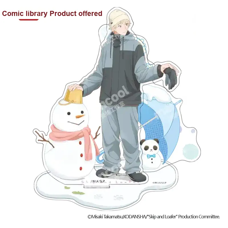 MANCOOL Merch Skip And Loafer Animation Standee Rock Kura Mitsumi Shigeru Kei Badges-5