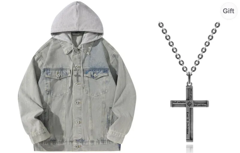 A.X.S.K x Lost N Forbidden Denim Jacket Unisex-14