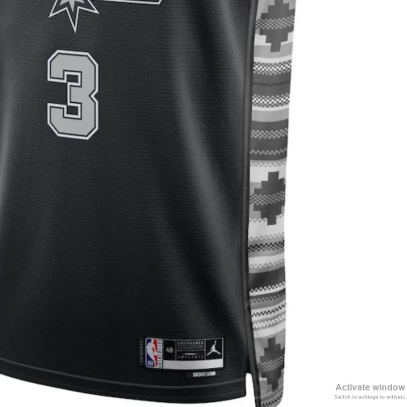 Jordan Basketball Jerseys Unisex Black-3