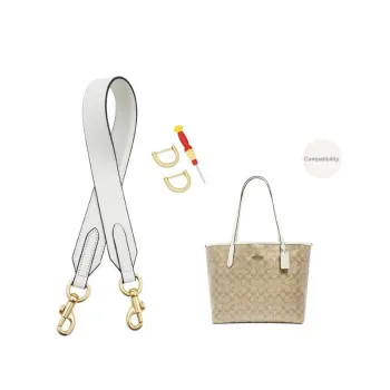 Cow Leather Bag Shoulder Strap Women's White