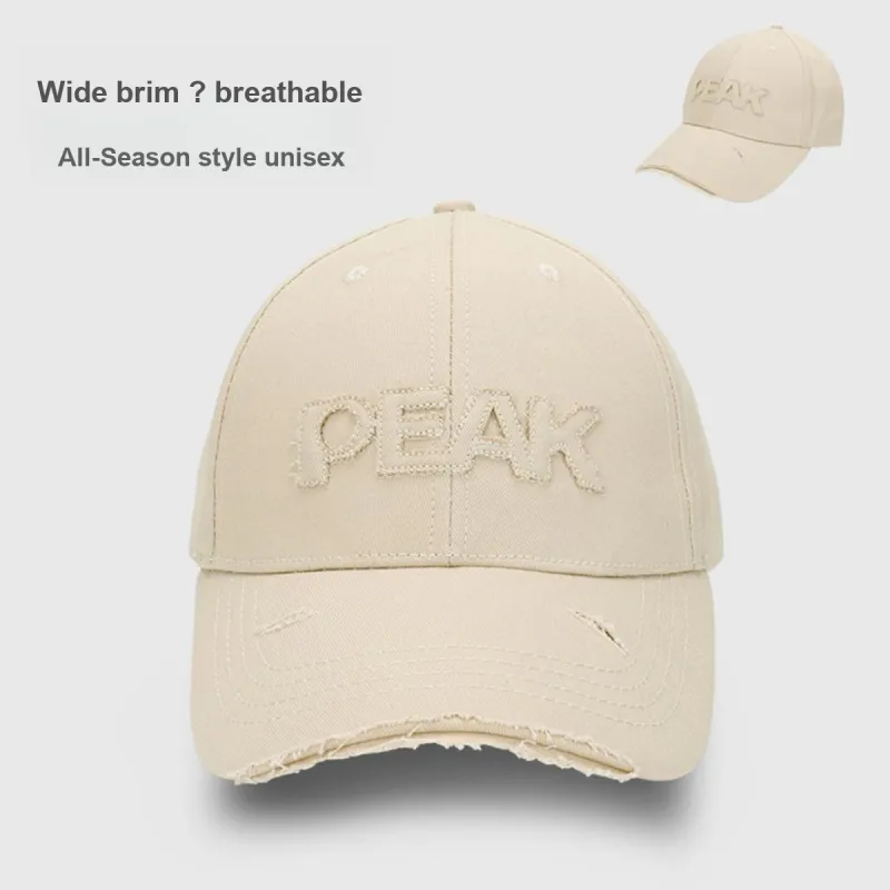 PEAK Cotton Baseball Caps Unisex-5