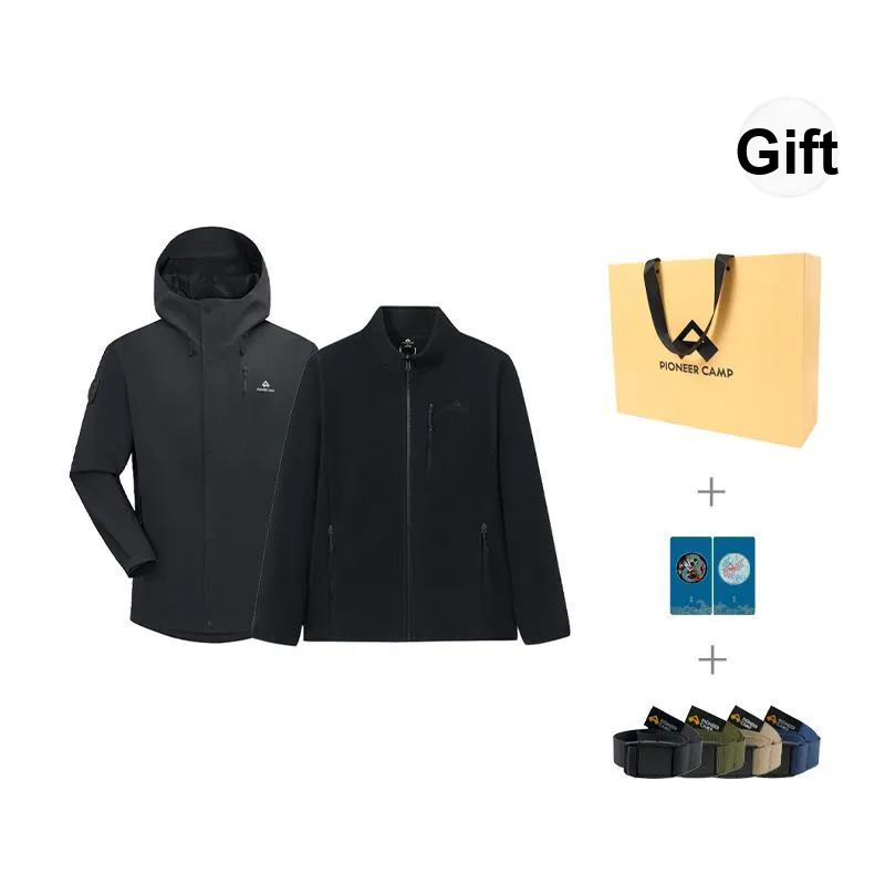 PIONEER CAMP Waterproof, Windproof, Breathable, Abrasion Resistant, Thermal, Water Repellent Windbreaker Jacket Men's-12