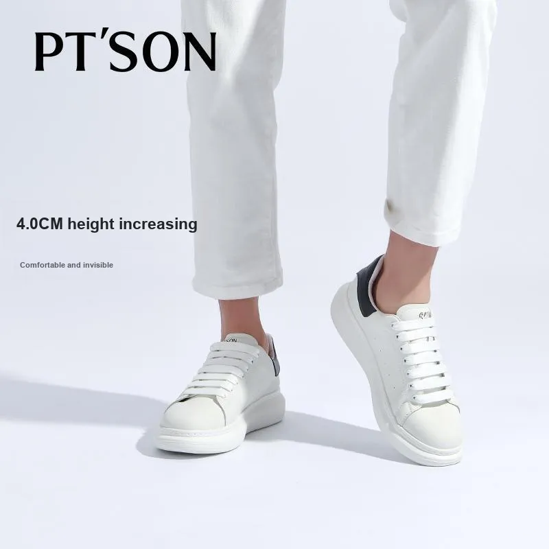 PT'SON Cushioning, Abrasion Resistant, And Waterproof Low Top Skateboard Shoes Men's Ecru-5
