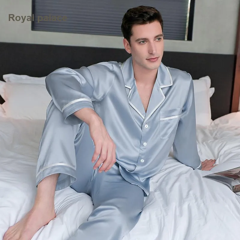 Imperial Palace Pajama Set Men's Sky Blue-1