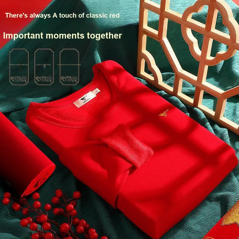 SEPTWOLVES Thermal Set Men's Red-7