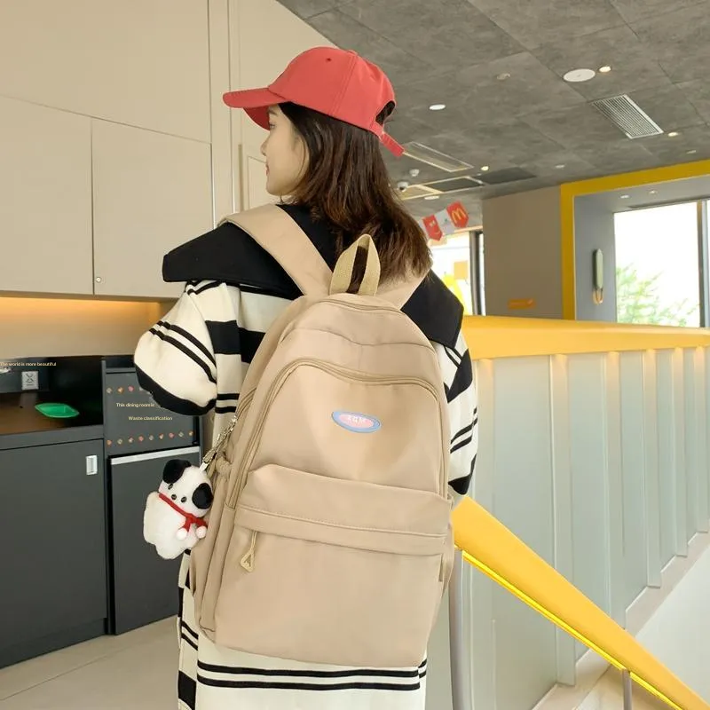 Vack Nylon Backpack Unisex Multicolor-14