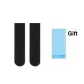 [Calf Socks 36cm]1 Pair Black (Recommended for below 155cm)
