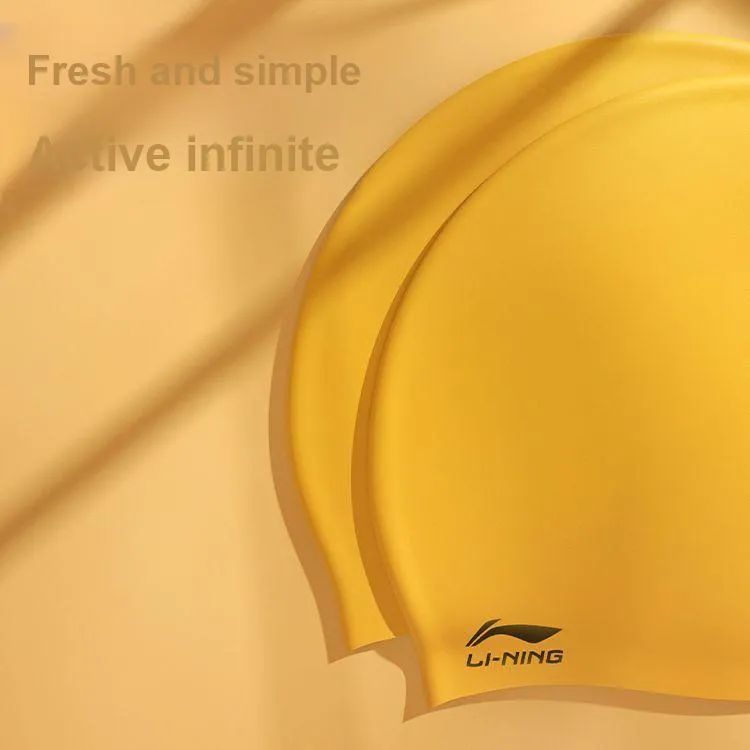 LiNing Swimming Caps Silicone Unisex-2