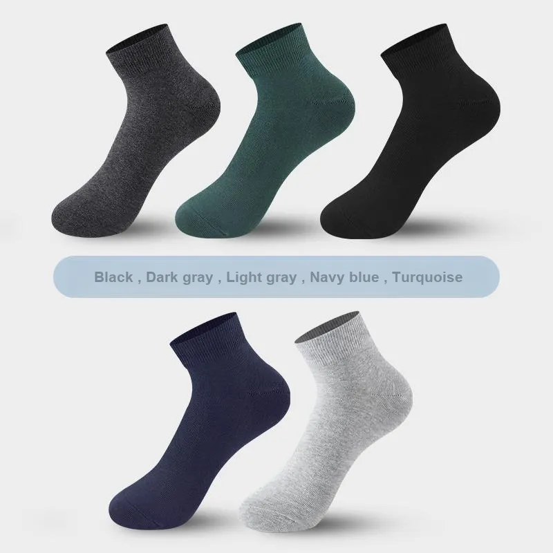 INVISIBLE Ankle Socks Men's 5 Pack-2