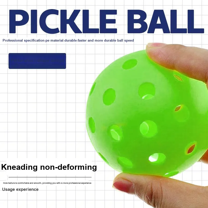 Weston Pickleball Professional Match Indoor Shaped Ball 26 Hole Sports Style Equipment Modified Blended Material Unisex-12