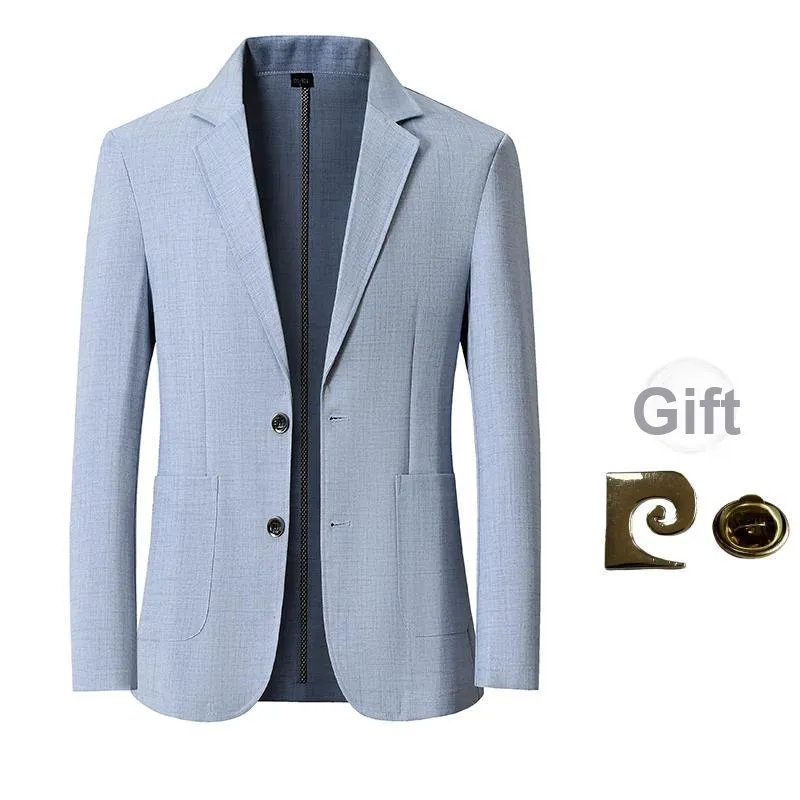 PIERRE CARDIN Business Suit Men's Light Blue