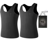 Loose Fit 2 Pack (Black+Black) 2 Pcs, Easy to Wash!