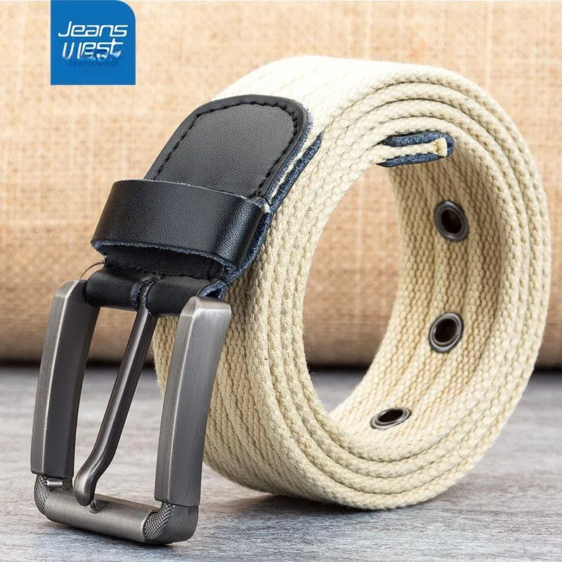 JEANSWEST Canvas Belt Men's 3.8CM-1