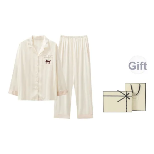 Maultiay Пижамный комплект Подарочная коробка Весенний Осенний Сезон Мужской