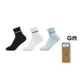 [3 Pack]Black+White+Light Blue (Women's)
