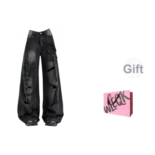 CTRTRC Черные Женские Джинсы