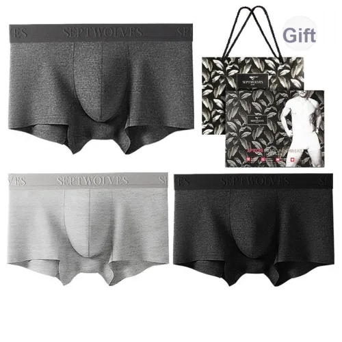 SEPTWOLVES Мужское нижнее белье подарочная коробка 3 штуки
