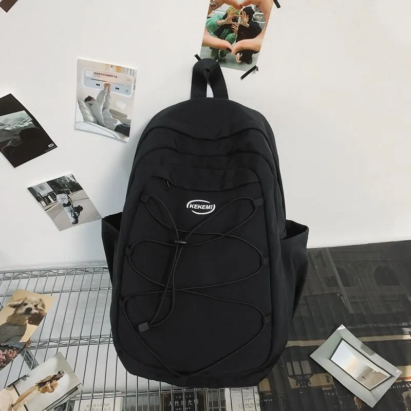 PARK DANCE Nylon Backpack Regular Unisex Multicolor-15