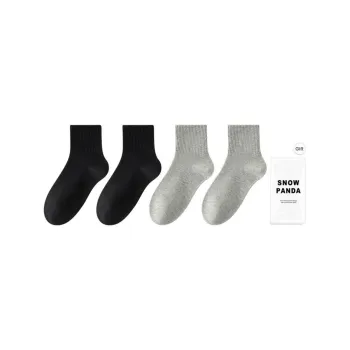 XXLLG Mid Calf Socks Women's Shopping Bag 4 Pack