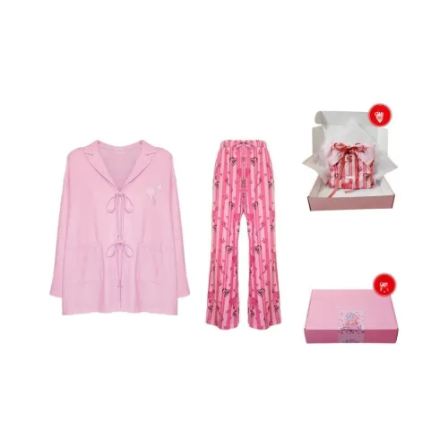 LB LUCK x Kristoffer KullengrenKrs Пижамный комплект Женские Розовый