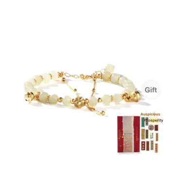 MEOBURLIY Colored Glaze Bracelets Women's