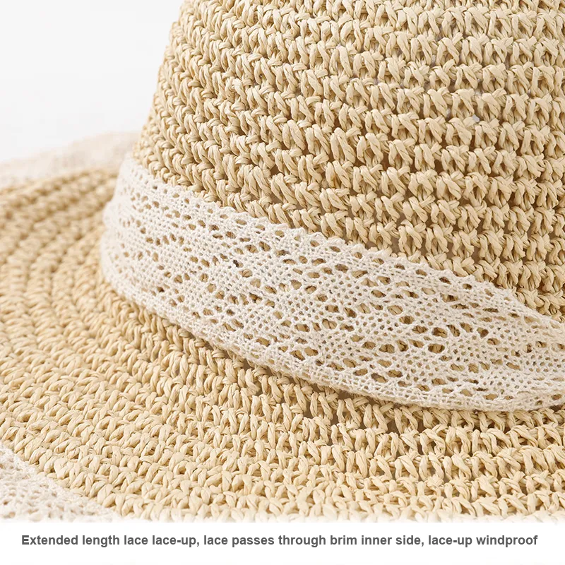 SEM/R Cellulose Material Sun Protection Hats Women's-5