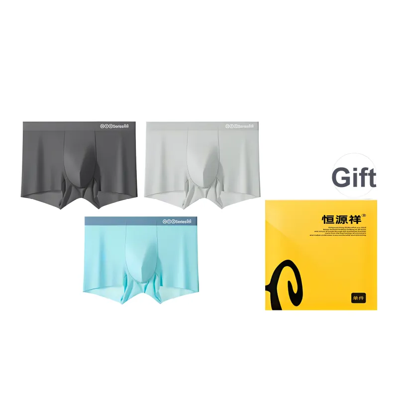 H YXIANG Underpants Men's Box 3 Pack-6