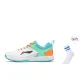 White Green+Sports Socks
