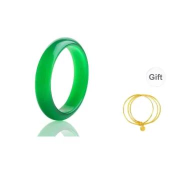 ZHUOJIN Glass Cat Eye Bangles Women's