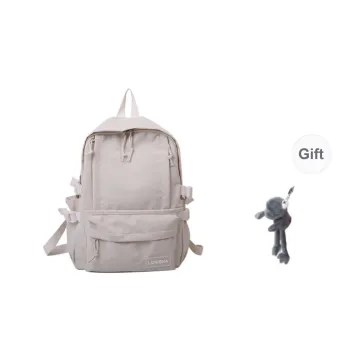 BRABOSTON Canvas Backpack Unisex Ecru/Green/Pink/Black/Blue