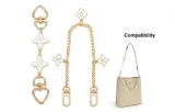 Diamond Four-Leaf Clover Extender Chain+Four-Leaf Clover Decorative Chain