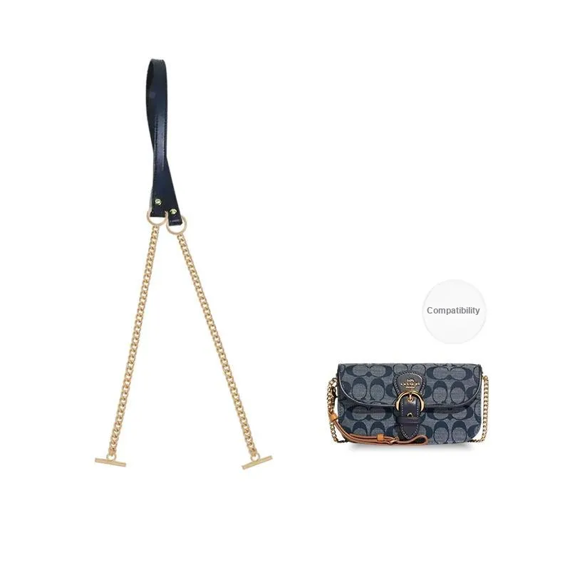 YUESIHUI Pure Copper Accessory Shoulder Strap Women's Black/Blue-3
