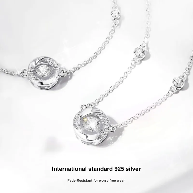 ZHENJIUJIU Silver 925 Necklaces Women's-1