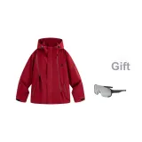 Red, Hard Shell 3-in-1 Detachable