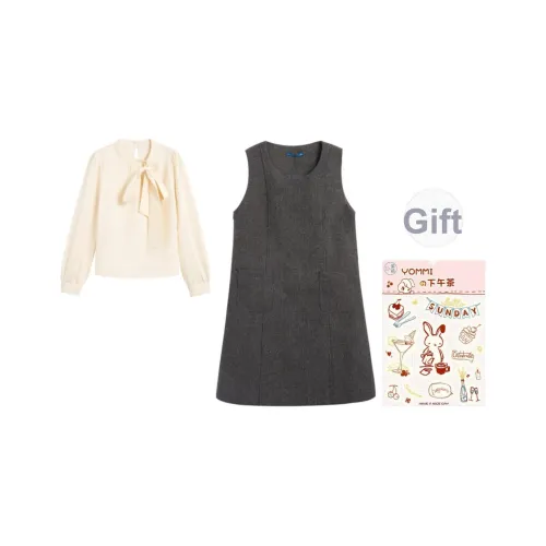 ZIHAN Gray Plaid Women's Casual Suits ZIHAN Серый Клетка Женские Повседневные Костюмы