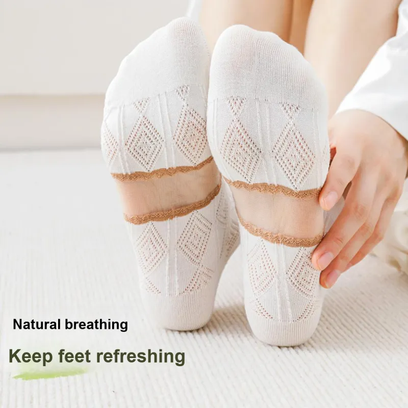 Caramella Ankle Socks Women's 4 Pack Mixed Color-3