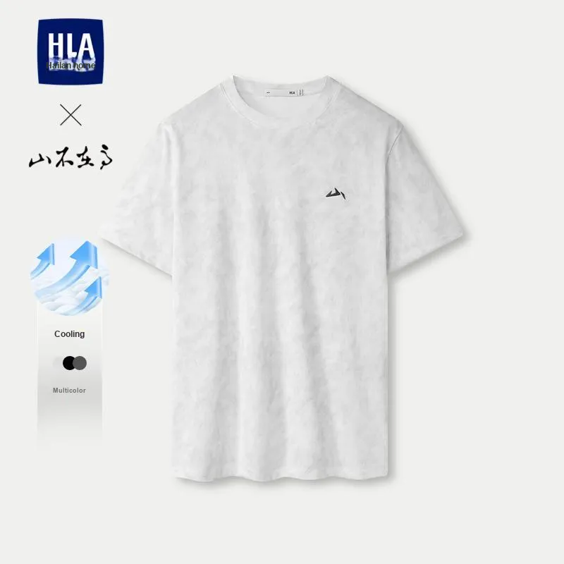 HLA The Mountain Is Not In The High Series T Shirt Men's-1
