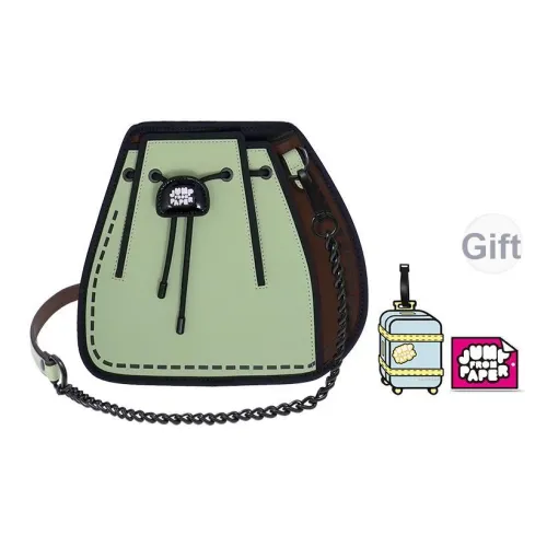 JumpFromPaper Сумка через плечо из синтетической кожи и нейлона женская авокадо-зеленый