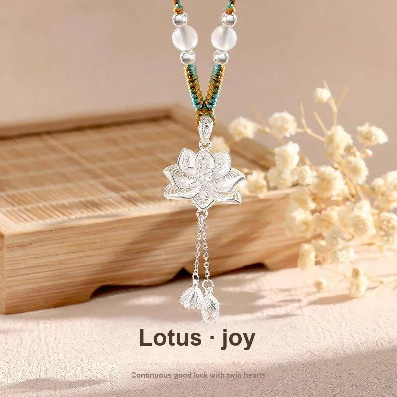 JINJI 999 Fine Silver Necklaces Women's-1