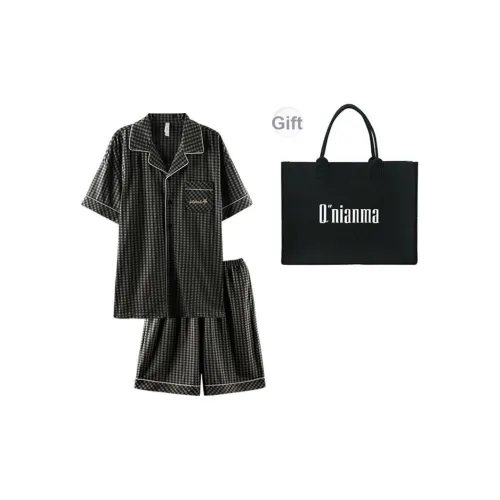 Q'NIANMA Пижама Подарочная Коробка Мужская Афинская Черная